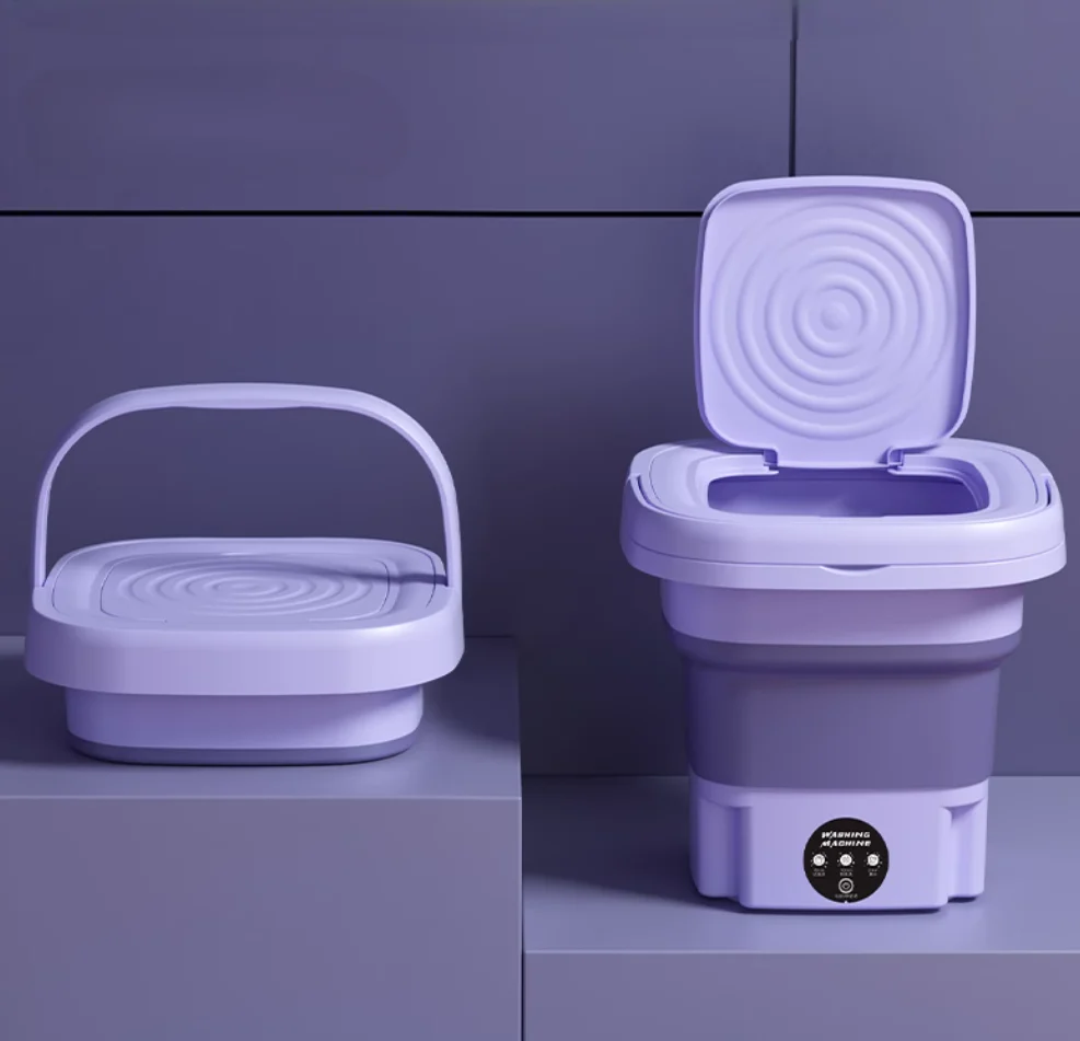 Travel Friendly Portable Foldable Automatic Washing Machine - Image 2