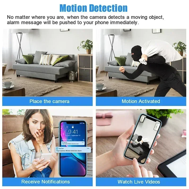 Mini Spy HD WiFi Motion Detection Security Camera - Image 3