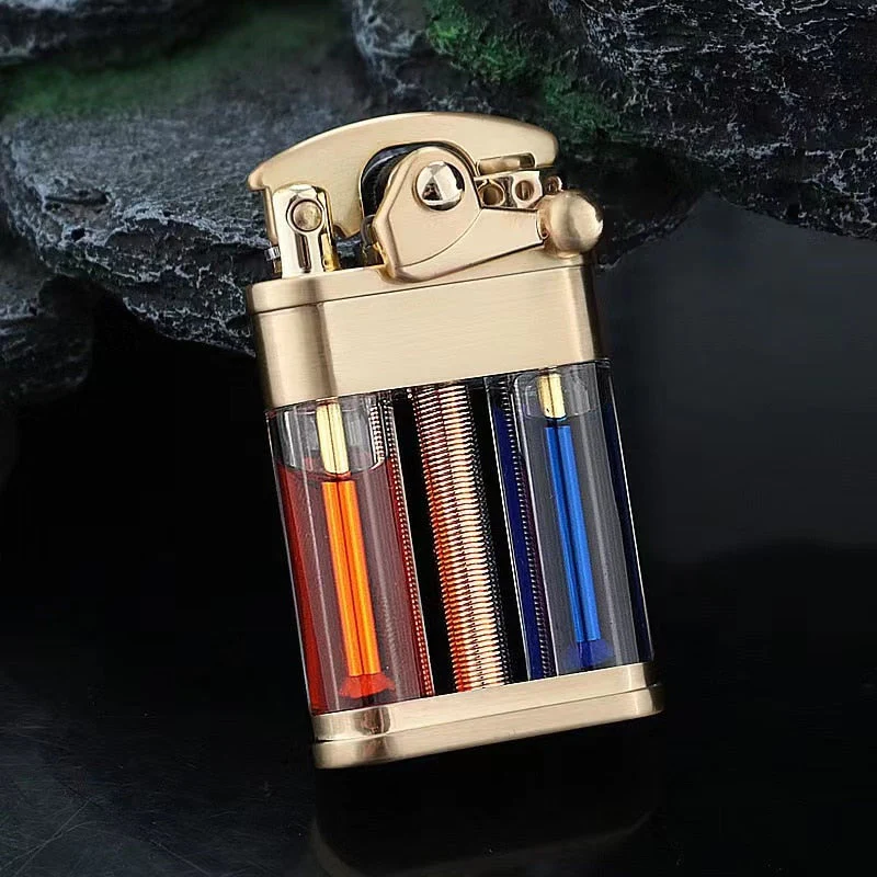 Elegant Retro Slim Metal Lighter - Image 1
