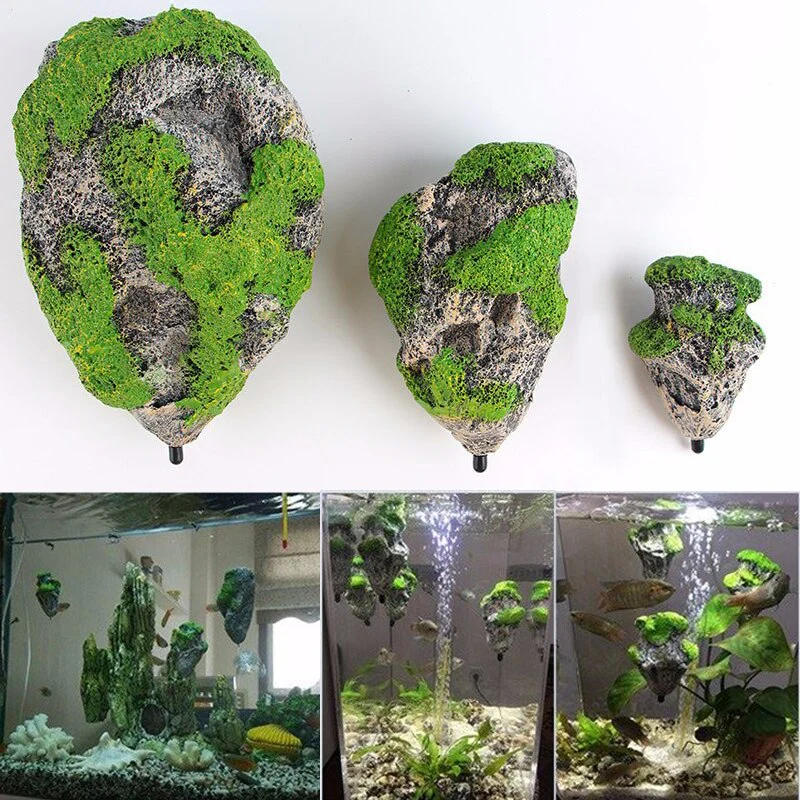 Sea Mountain Flying Rock Aquarium Decor - Image 2