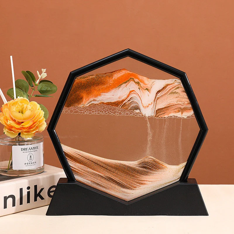 Deep Sea Flowing Hexagon Sand Decor - Image 1