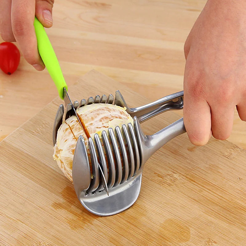Stable Cutting Fruit Vegetable Holder Slicer - Image 3