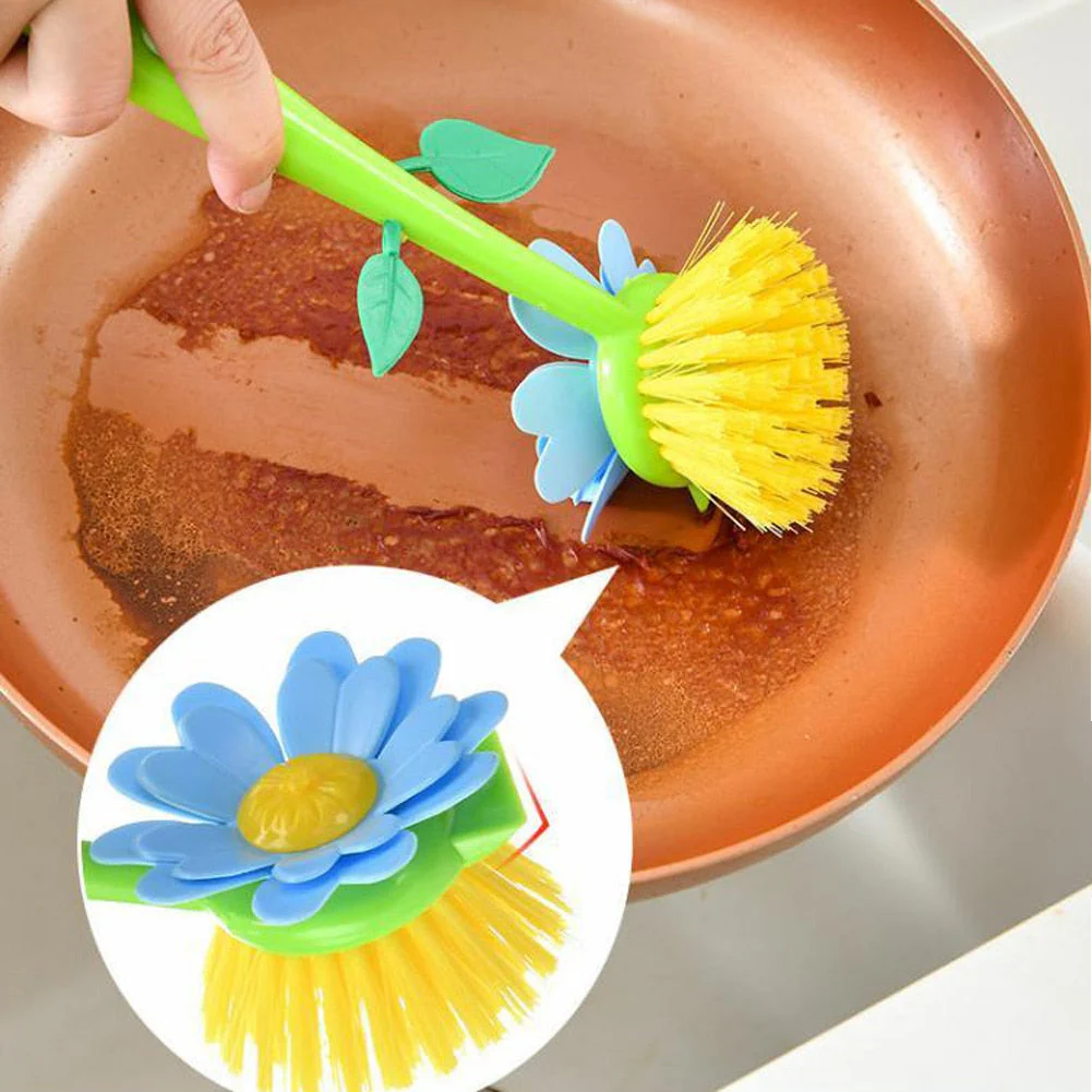 Creative Flower Pot Cleaning Brush - Image 3
