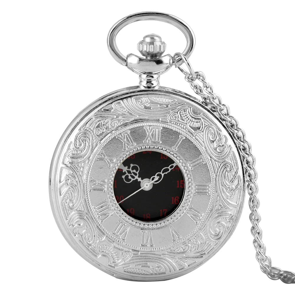 Digital Stainless Steel Pocket Watch Gift Set - Image 3