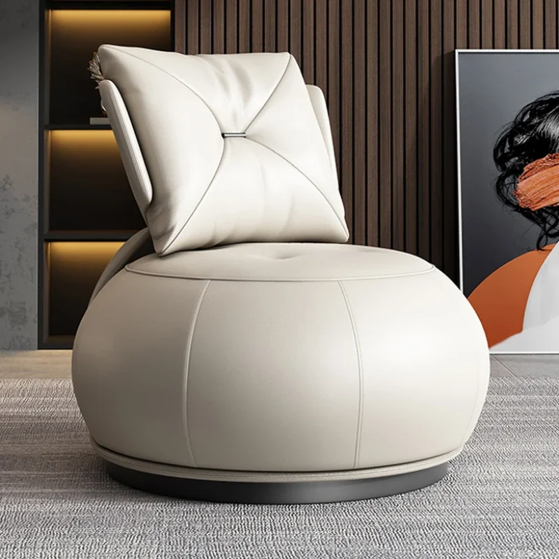 Ergonomic Back Support Rotating Lounge Chair - Image 1