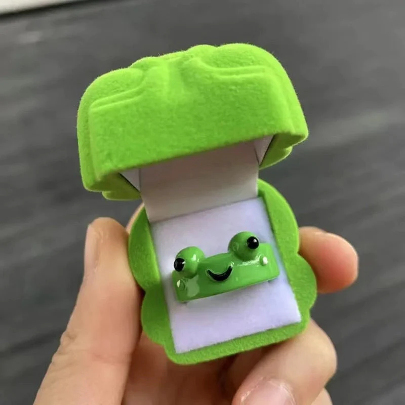 Smiling Frog Kids Ring - Image 1