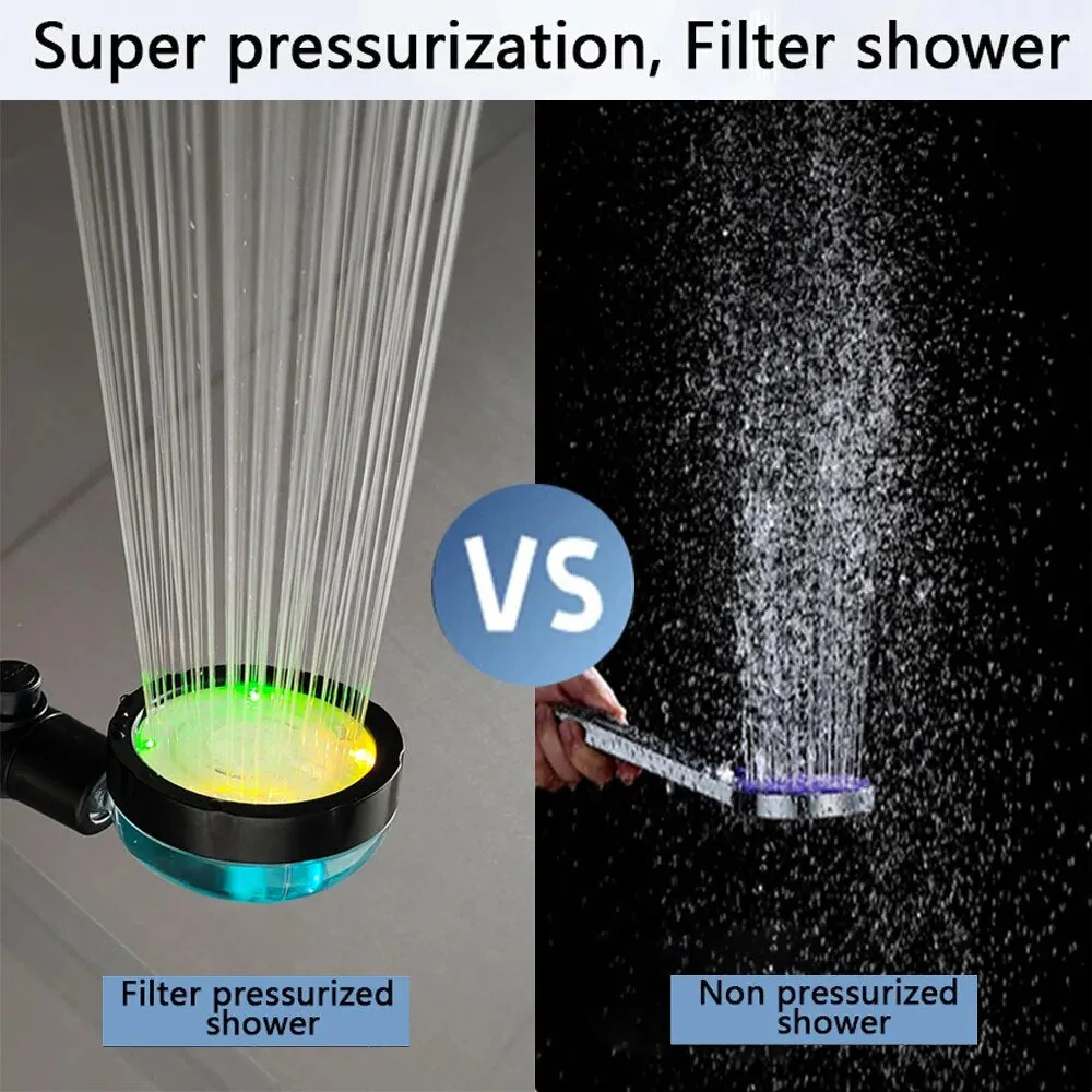 Multi-Color Temperature Display Shower Head - Image 2