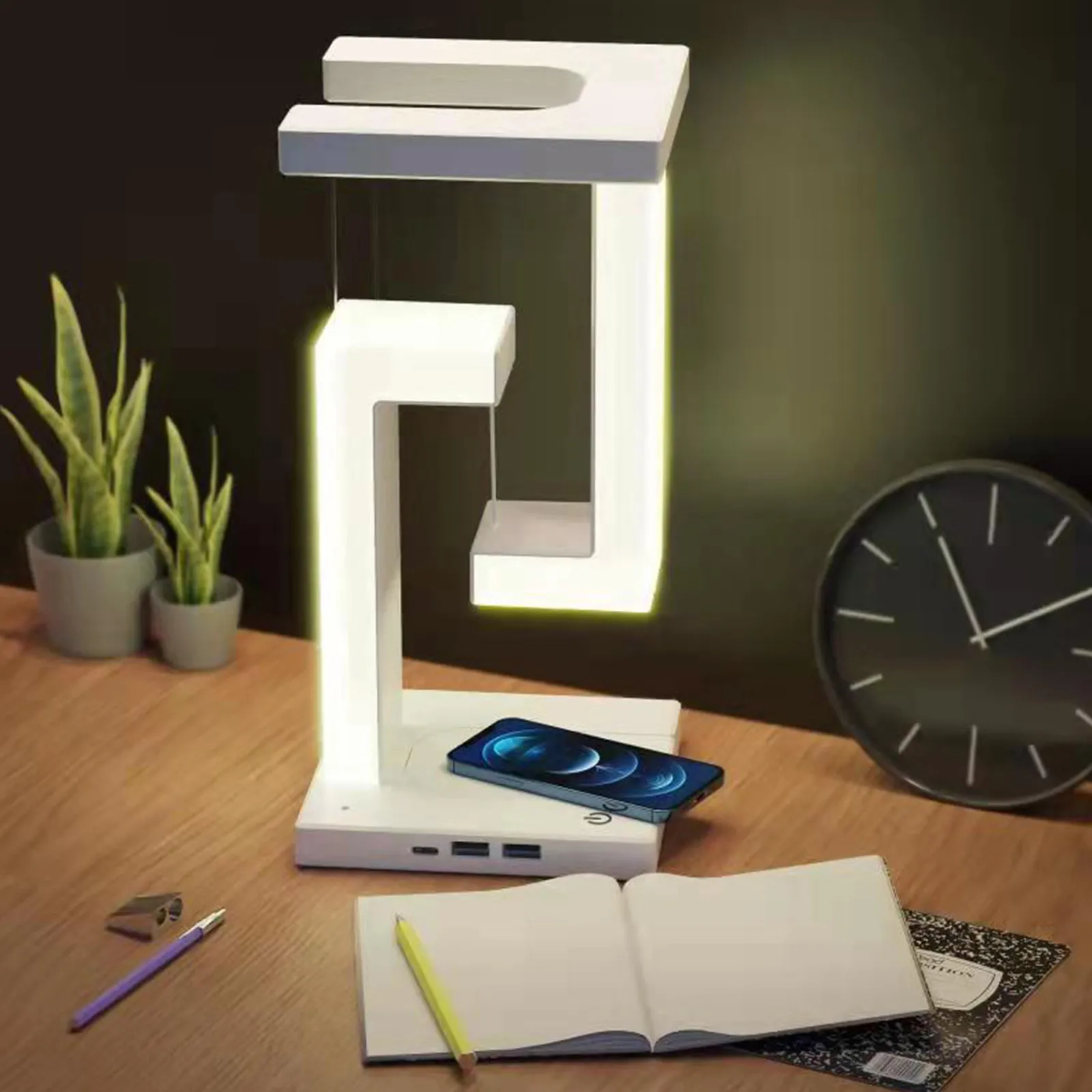 Anti Gravity Orbit Wireless Charging Night Lamp - Image 1