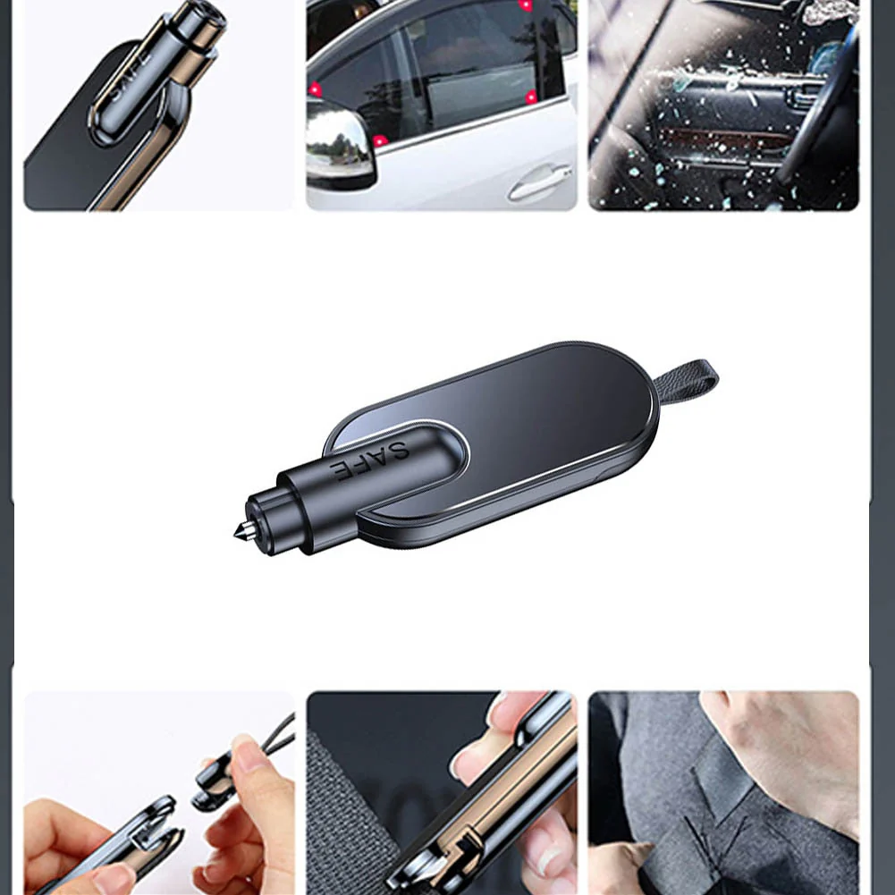 Car Belt Cutter Window Breaker Emergency Keychain - Image 3