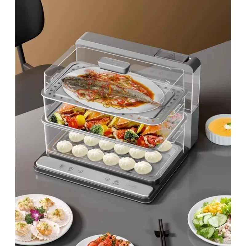Multi Cook Triple Layer Electric Food Steamer - Image 2