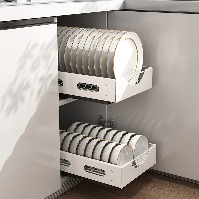 Under the Cabinet Smart Dish Organizer Rack - Image 2