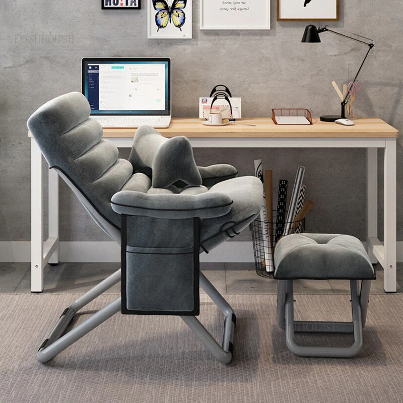 Modern Simple Home Foldable Lounge Chair - Image 2