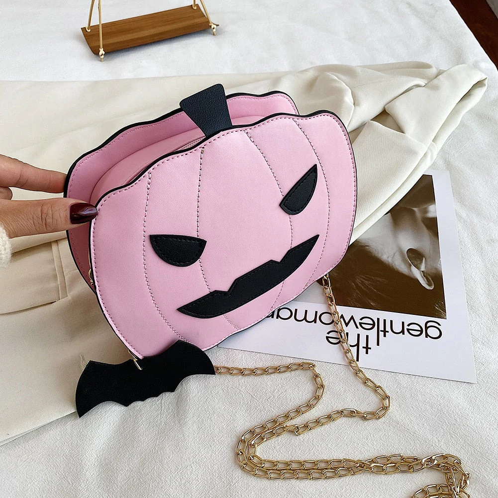 Pumpkin Shape Mini Shoulder Bag - Image 3