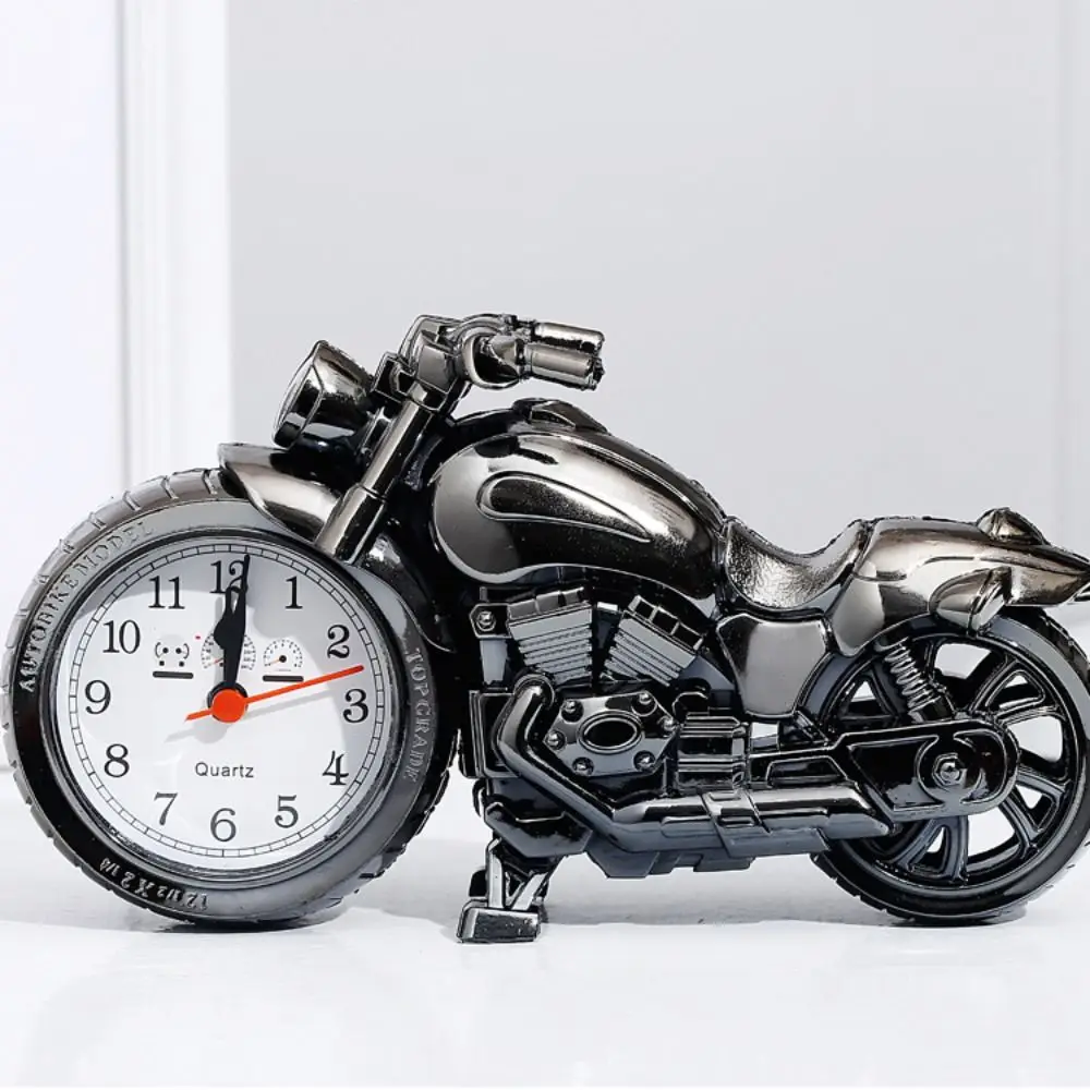 Vintage Motorcycle Bedside Alarm Clock - Image 1