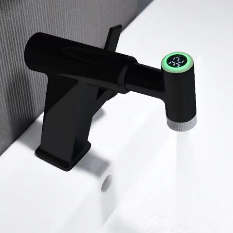 Futuristic Smart Display Waterfall Temperature Control Faucet - Image 2