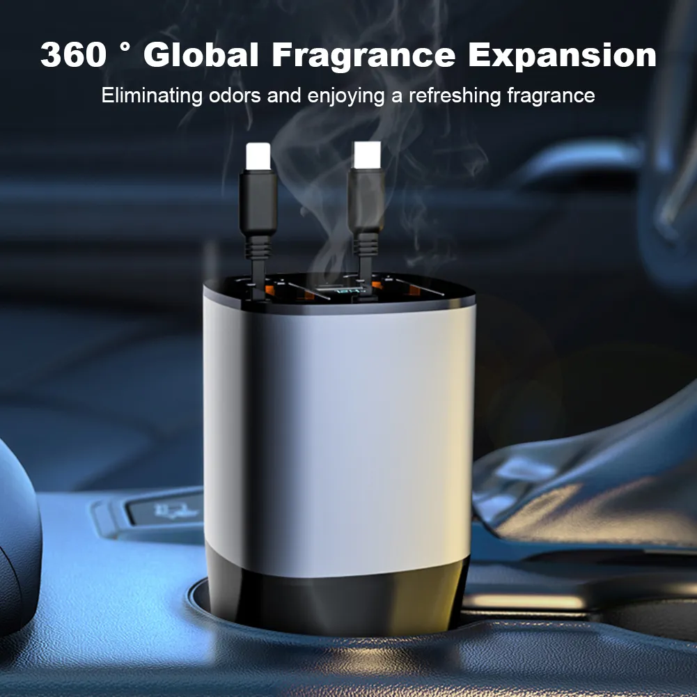 Smart Ride Retractable Car Fast Charger - Image 2