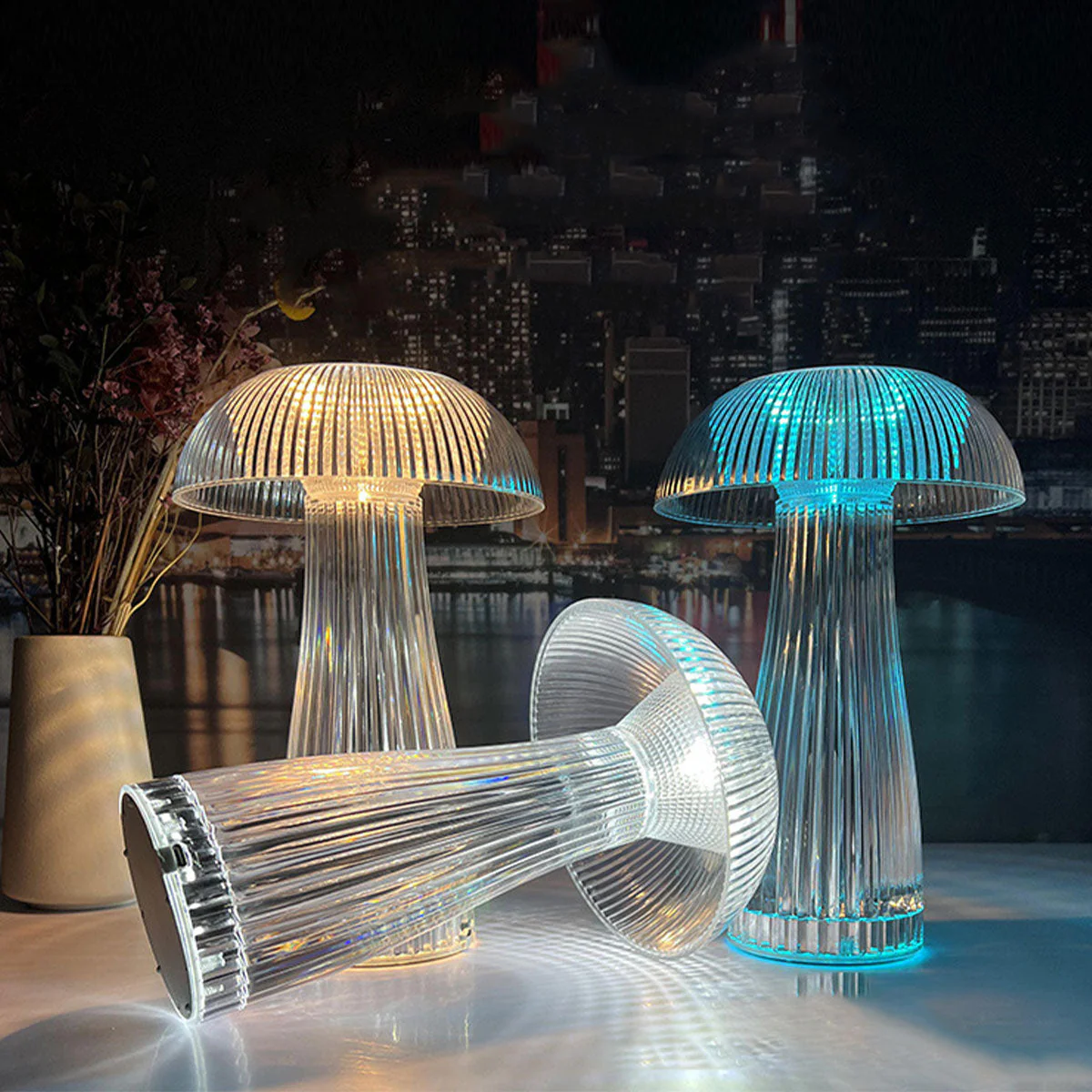 Rechargeable Led Mushroom Table Lamp - Image 1