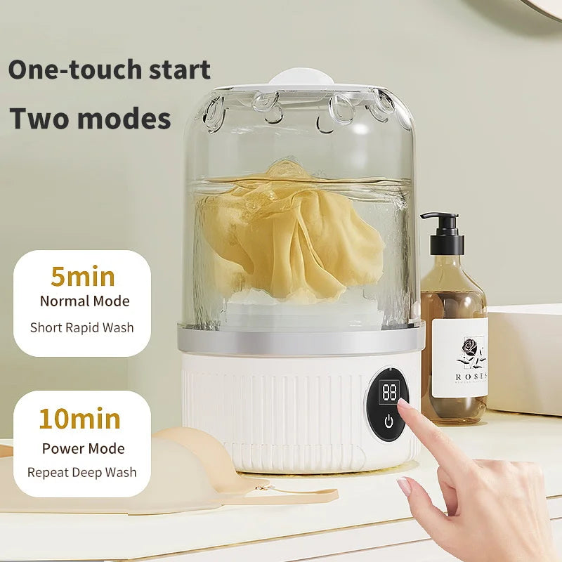 Portable Mini Travel Ultrasonic Washing Machine - Image 2