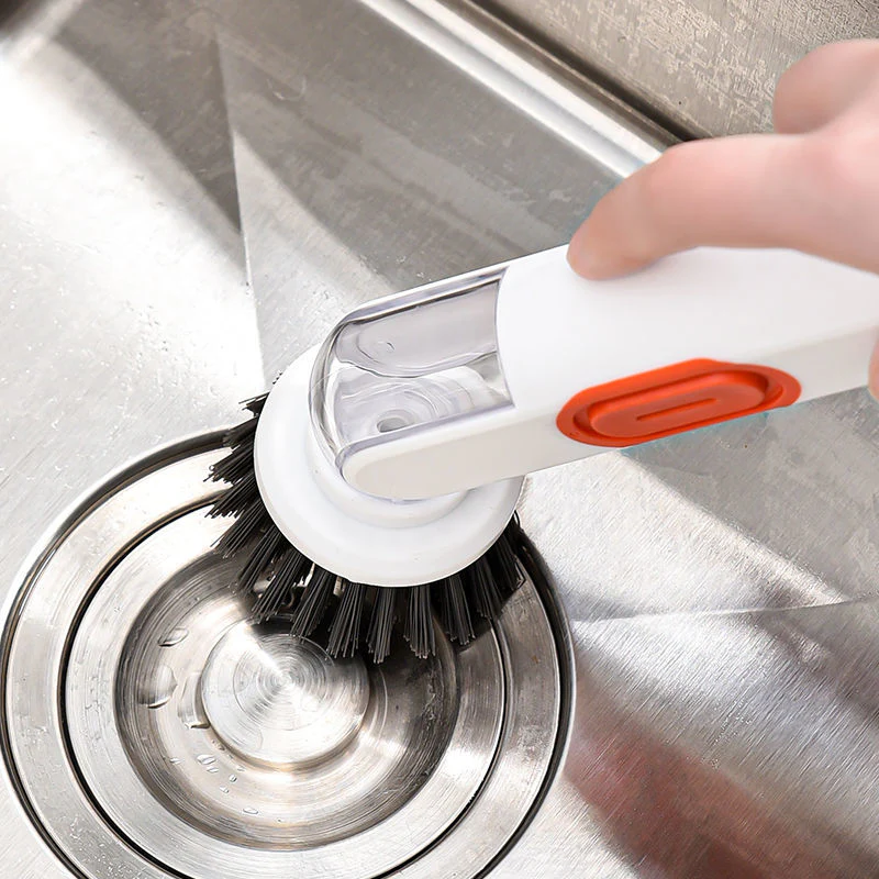 Dish Scrubber Soap Dispenser Brush - Image 2