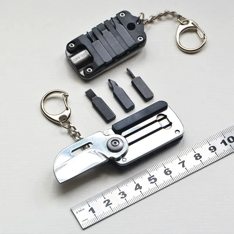 Mini Folding Knife Portable Keychain Tool - Image 2
