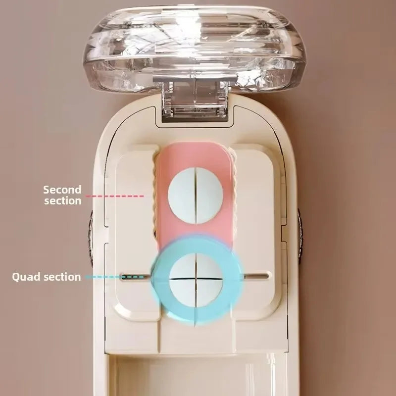 Pocket Size Dustproof Pill Cutter Organizer - Image 2