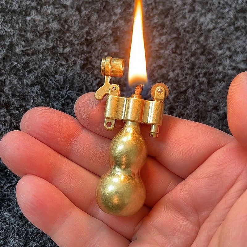 Miniature Retro Peanut Style Kerosene Lighter - Image 1