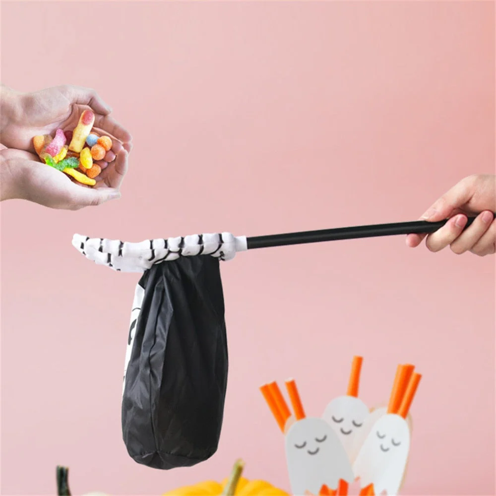 Long Hand Halloween Candy Bag - Image 1