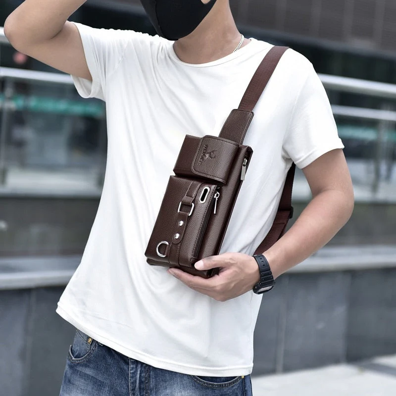 Casual Messenger Single-Shoulder Wallet Bag - Image 2