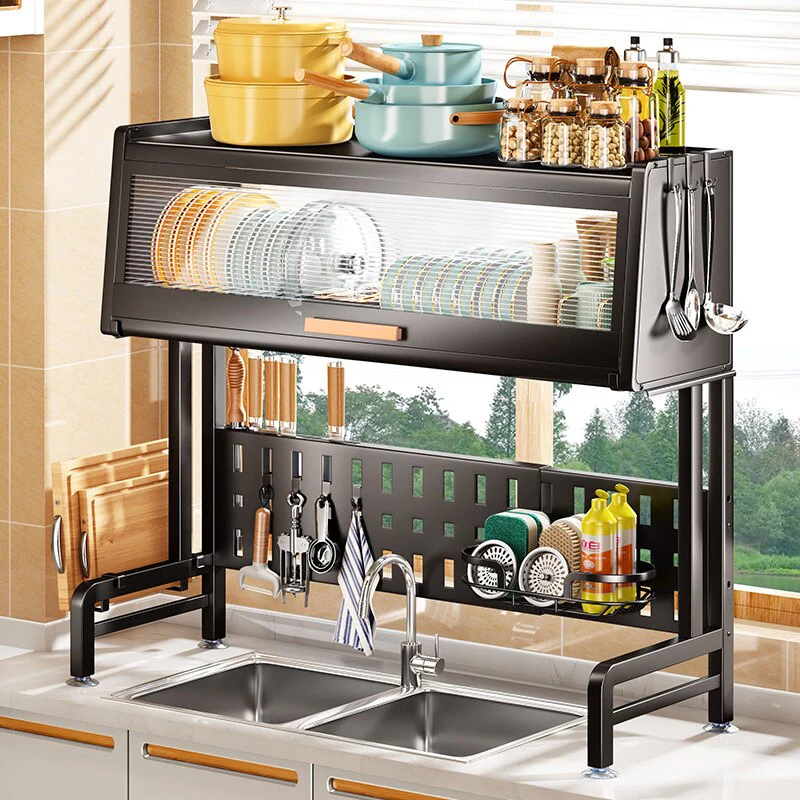 Stainless Surf Elegant Adjustable Dish Drying Rack - Image 3