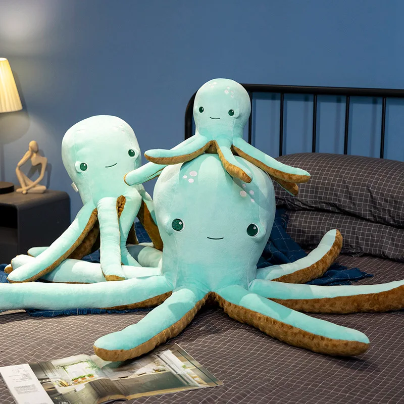 Long Tentacles Happy Octopus Plush Toy - Image 1