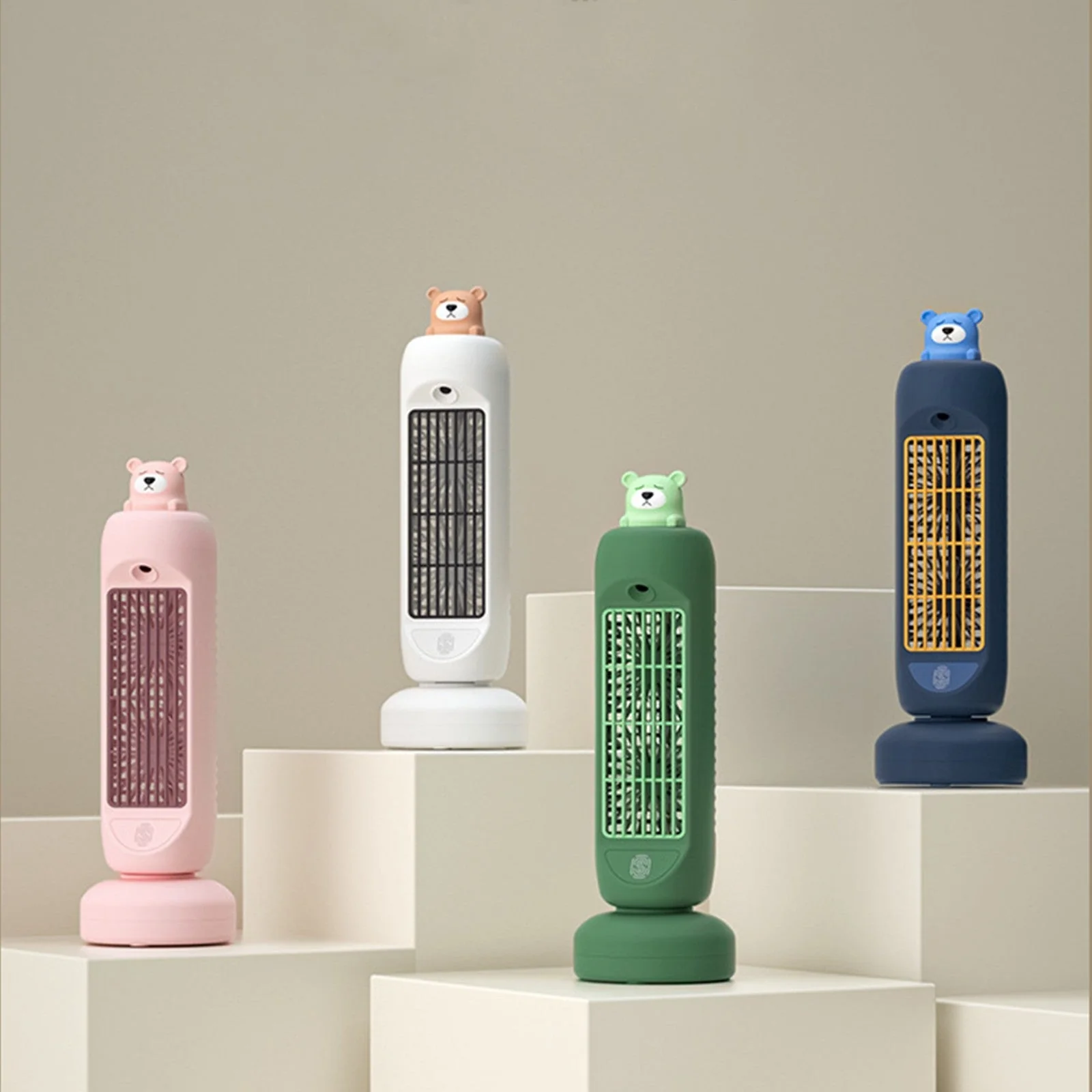 Mini Bear Air Cooler Humidifier Fan - Image 2