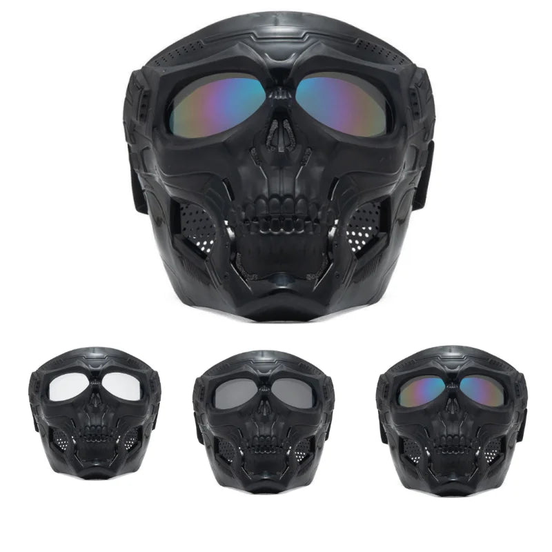 Skull Horror Off-Road Motorcycle Mask - Image 3