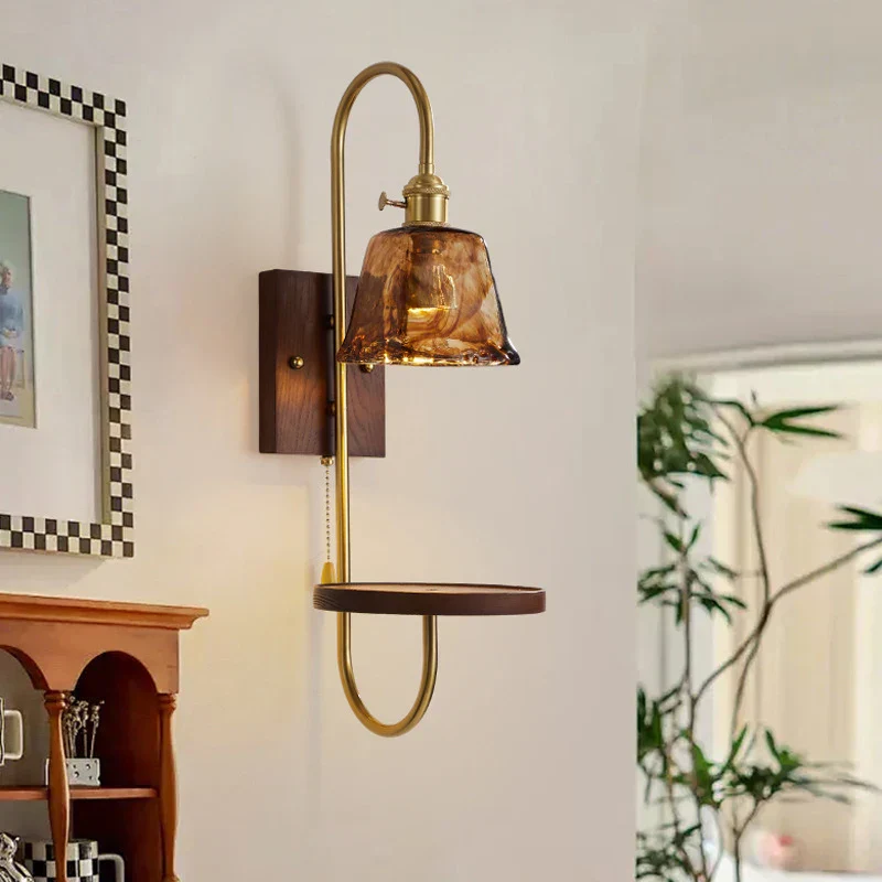 American Vintage Glass Wall Ambient Lamp - Image 2