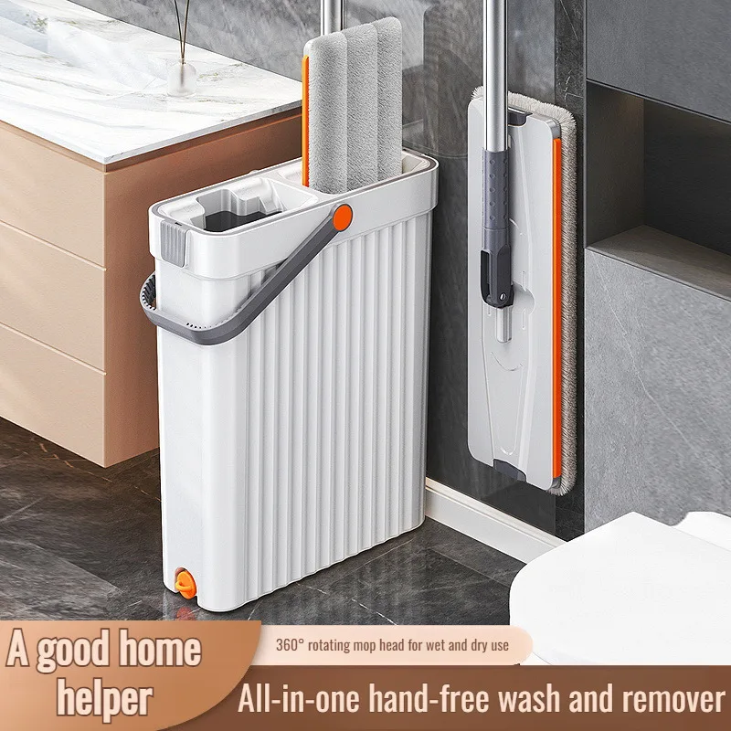 Household Ultra Thin Self-Wringing Magic Mop - Image 3
