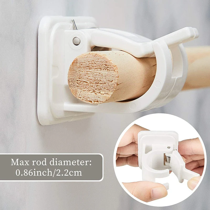 Self Adhesive Curtain Rod Holder - Image 3