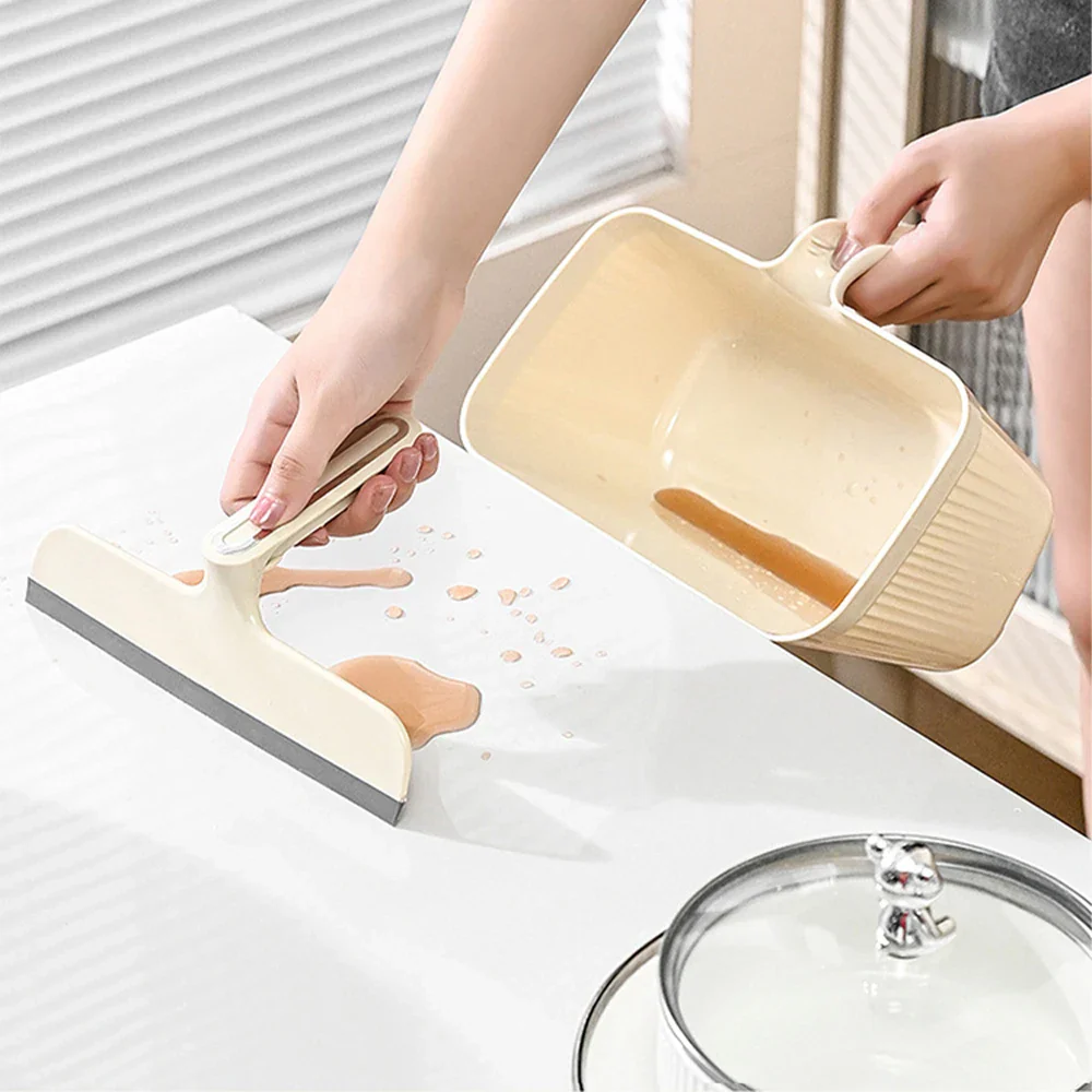 Mini Desktop Trash Scraper Bin - Image 1