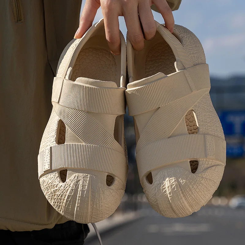Criss Cross Anti-slip Outdoor Beach Slippers - Image 3
