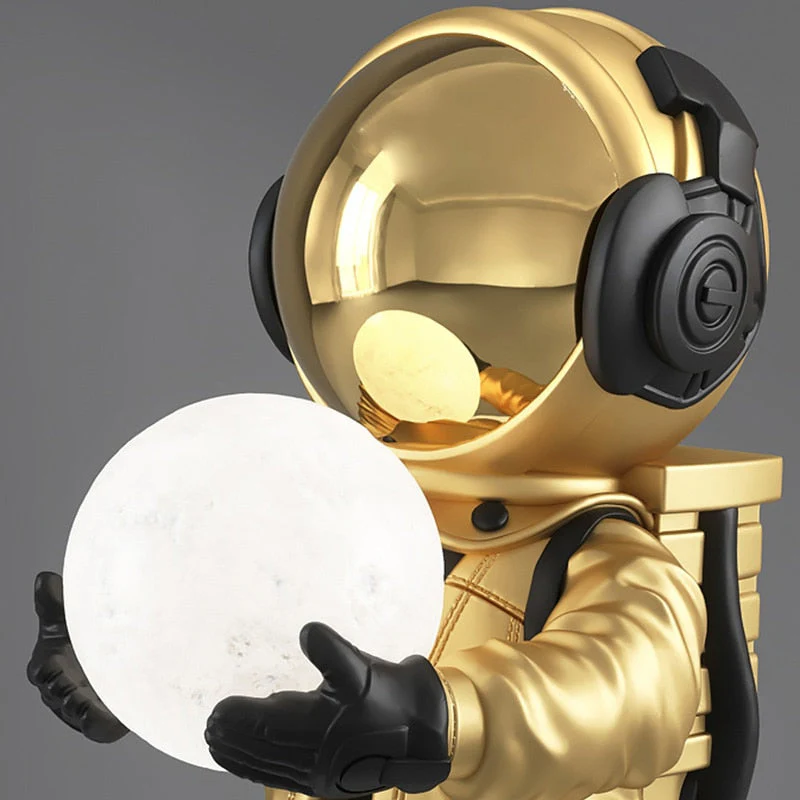 Creative Astronaut Statue Home Decor Lamp - Image 2