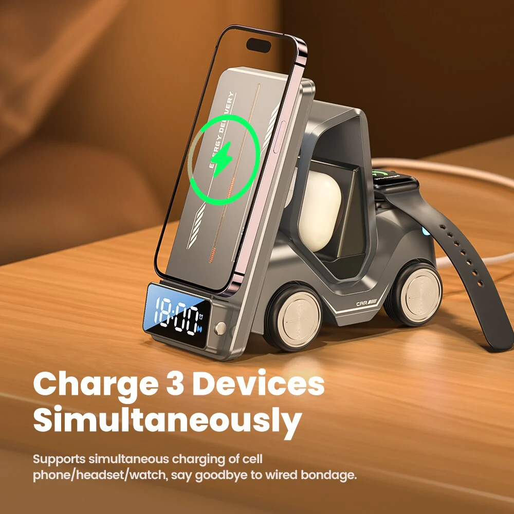 5in1 Multi-Device Forklift Wireless Charging Station - Image 2