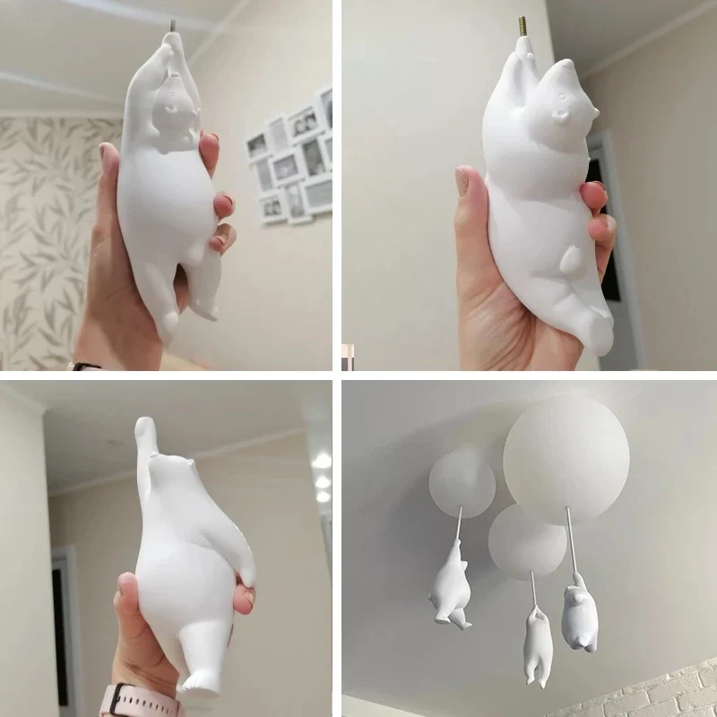 Hanging Bears Balloons Lamp - Image 3