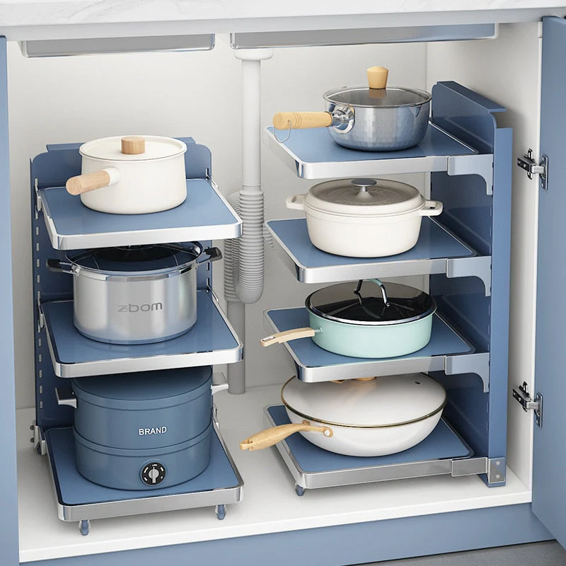 Multi-Layer Smart Sorter Kitchen Storage Rack - Image 1
