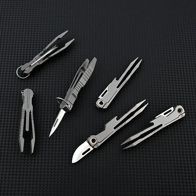 All Day Titanium Tweezer Knife Multifunctional Tool - Image 2