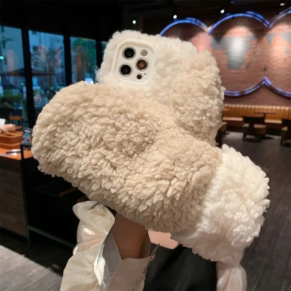 Fluffy Fur iPhone Case Glove - Image 2