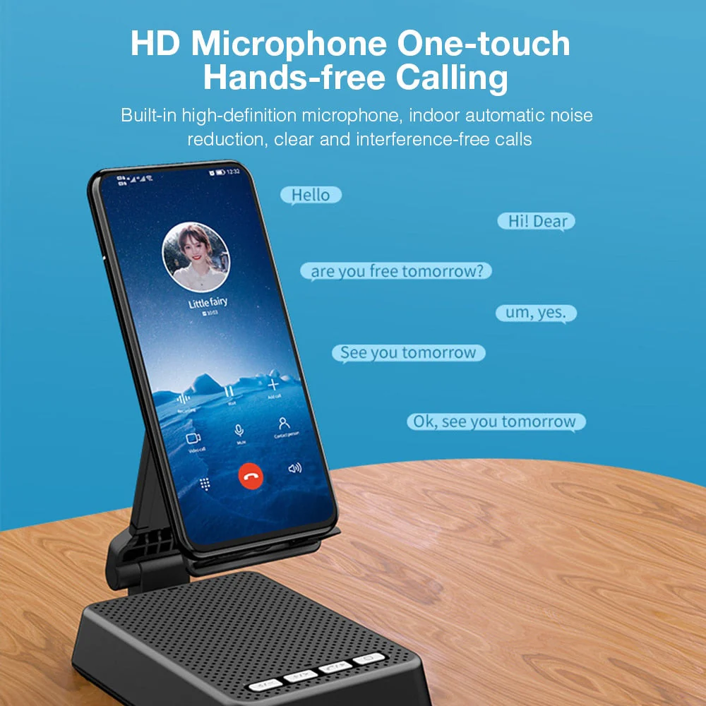 Universal Foldable Bluetooth Speaker Phone Holder - Image 2
