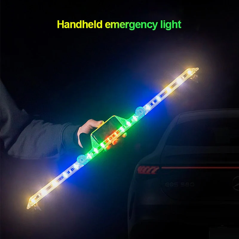 Foldable Solar Car Emergency Light - Image 3
