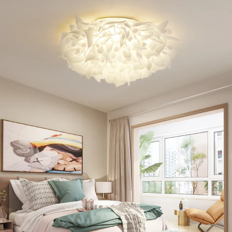White Flower LED Multi-Mode Dimming Home Ceiling Lamp - Image 1