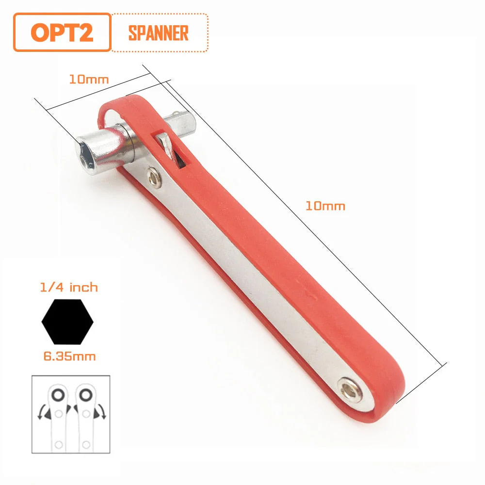 Mini Quick Hexagon Ratchet Wrench Tool - Image 2