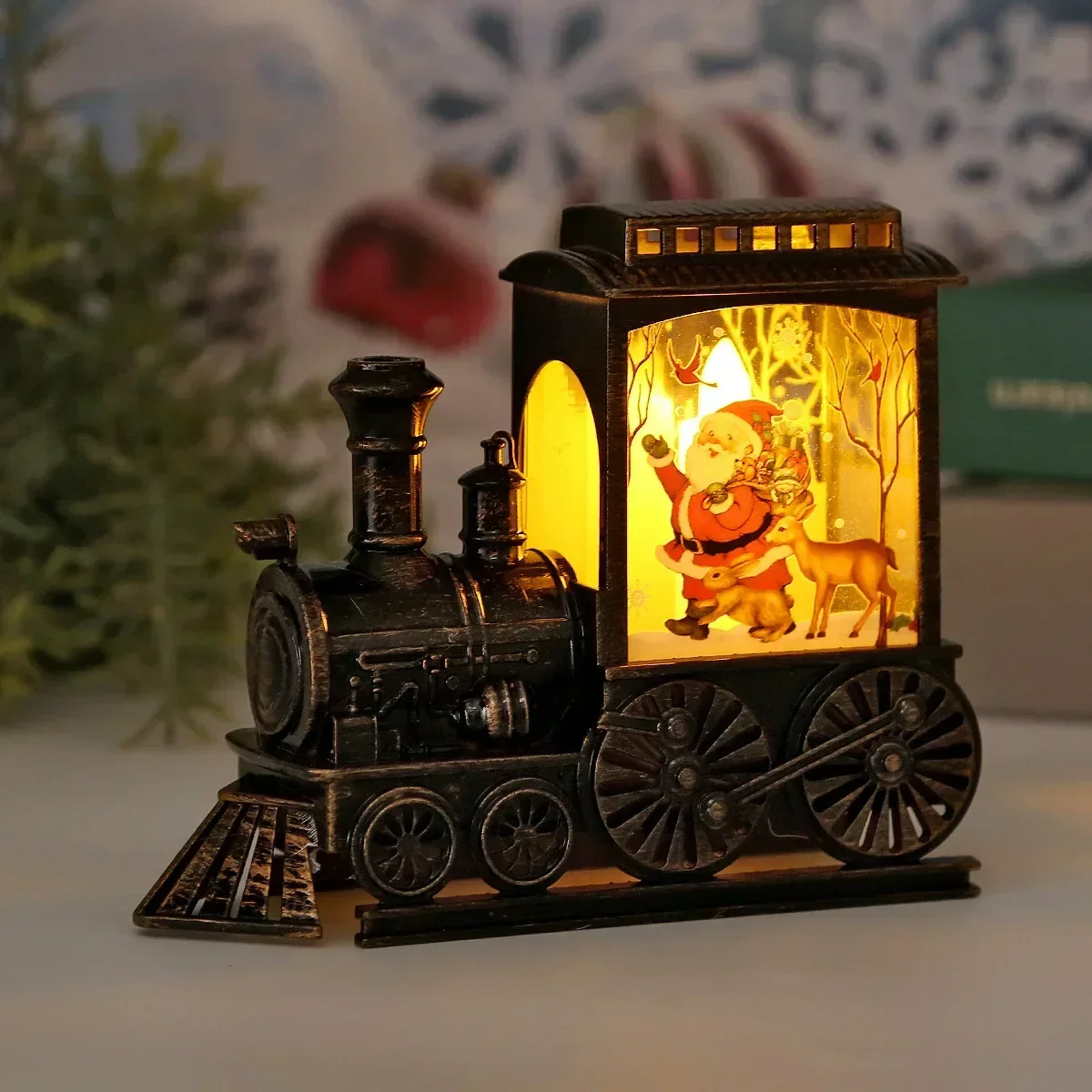 Winter Express Train LED Night Lamp - Image 1