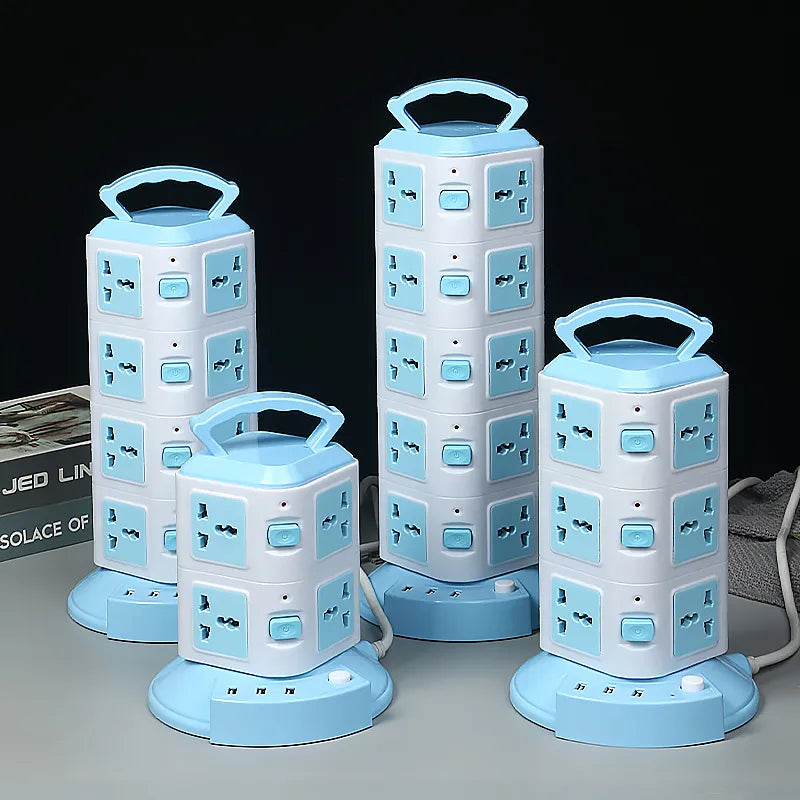 Tower Design Surge Protector Vertical Power Strip - Image 1
