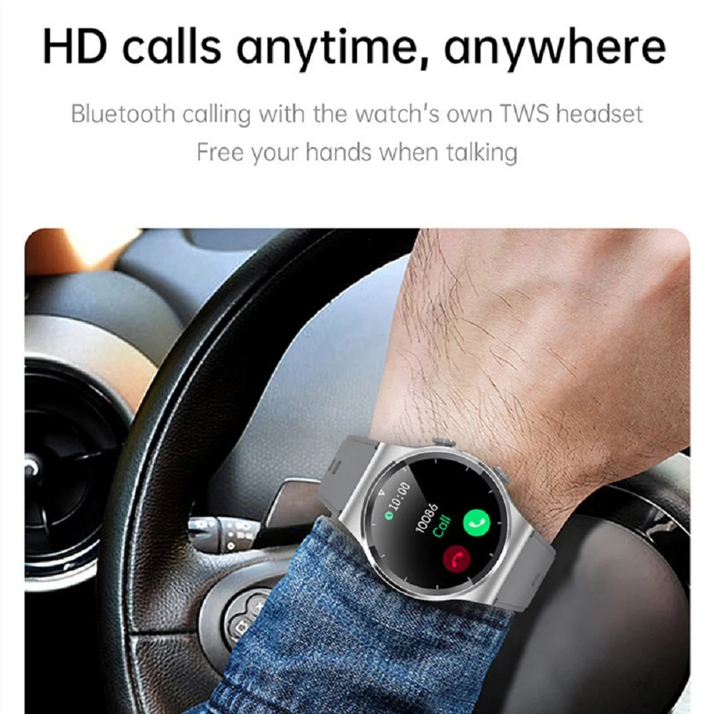 Classic Waterproof Built-in Earphone Smartwatch - Image 3